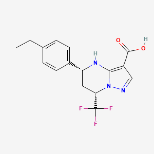 molecular formula C16H16F3N3O2 B15293769 GSK729 