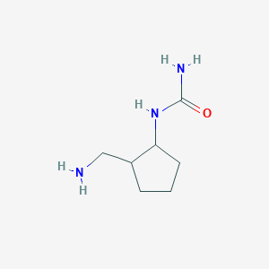 [2-(Aminomethyl)cyclopentyl]urea