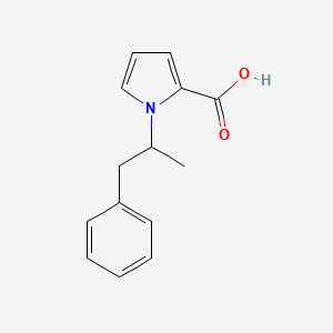 1-(1-phenylpropan-2-yl)-1H-pyrrole-2-carboxylic acid