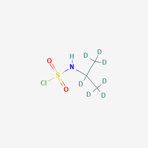 molecular formula C3H8ClNO2S B15293803 Isopropylaminosulfoni-d7 Acid 