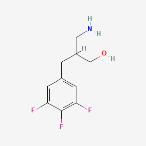 molecular formula C10H12F3NO B1529383 3-Amino-2-[(3,4,5-trifluorophenyl)methyl]propan-1-ol CAS No. 1310222-97-9