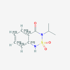 molecular formula C10H12N2O3S B15293872 Bentazon-13C6 