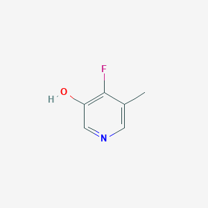 molecular formula C6H6FNO B15293913 4-Fluoro-3-hydroxy-5-methylpyridine 