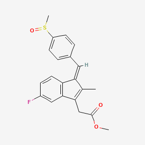 molecular formula C21H19FO3S B15293919 Sulindac methyl derivative 