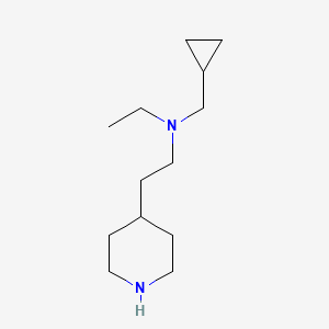 molecular formula C13H26N2 B1529397 (Cyclopropylmethyl)(ethyl)[2-(piperidin-4-yl)ethyl]amine CAS No. 1341454-45-2