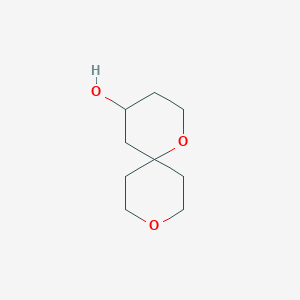 molecular formula C9H16O3 B1529400 1,9-Dioxaspiro[5.5]undecan-4-ol CAS No. 1341961-33-8