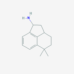 B1529407 5,5-Dimethyl-1,2,2a,3,4,5-hexahydroacenaphthylen-1-amine CAS No. 1272135-22-4