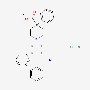molecular formula C30H33ClN2O2 B15294076 Diphenoxylate-d4 Hydrochloride 