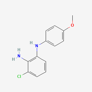 molecular formula C13H13ClN2O B15294146 2-Amine-3-Chloro p-Anisidine 