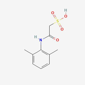 molecular formula C10H13NO4S B15294155 2-(2,6-dimethylanilino)-2-oxoethanesulfonic acid 