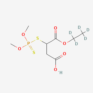 molecular formula C8H15O6PS2 B15294239 Malathion beta-Monoacid-d5 