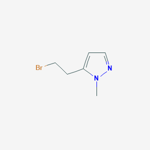 molecular formula C6H9BrN2 B1529424 5-(2-bromoethyl)-1-methyl-1H-pyrazole CAS No. 1340091-69-1