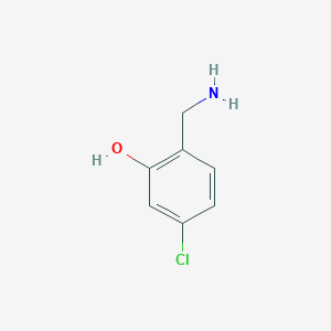 molecular formula C7H8ClNO B1529426 2-(Aminomethyl)-5-chlorophenol CAS No. 1243457-97-7