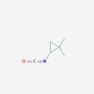 molecular formula C6H9NO B1529428 2-Isocyanato-1,1-dimethylcyclopropane CAS No. 1343804-58-9