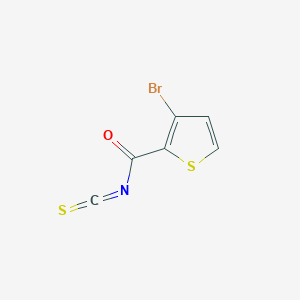 molecular formula C6H2BrNOS2 B1529429 3-Bromothiophene-2-carbonyl isothiocyanate CAS No. 1339908-68-7