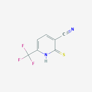molecular formula C7H3F3N2S B1529430 2-Sulfanyl-6-(trifluoromethyl)pyridine-3-carbonitrile CAS No. 1184873-39-9