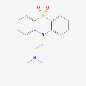 molecular formula C18H22N2O2S B15294328 Diethazine Sulfone 