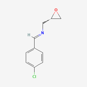 molecular formula C10H10ClNO B15294347 (S)-(E,Z)-N-4-Chlorobenzylidene-1-(oxiran-2-yl)methanamine 