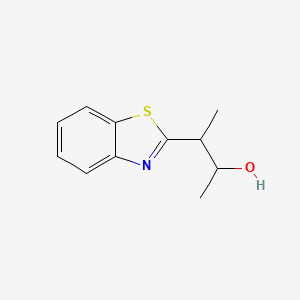 molecular formula C11H13NOS B1529437 3-(1,3-Benzothiazol-2-yl)butan-2-ol CAS No. 1342123-07-2