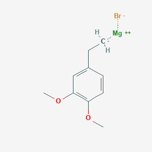 molecular formula C10H13BrMgO2 B15294400 Magnesium;4-ethyl-1,2-dimethoxybenzene;bromide 