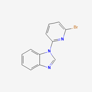 molecular formula C12H8BrN3 B1529451 1H-Benzimidazole, 1-(6-bromo-2-pyridinyl)- CAS No. 1042224-74-7