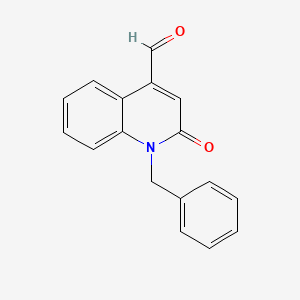 B1529466 1-Benzyl-2-oxo-1,2-dihydroquinoline-4-carbaldehyde CAS No. 854857-64-0