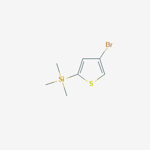molecular formula C7H11BrSSi B1529470 4-Bromo-2-(trimethylsilyl)thiophene CAS No. 77998-61-9