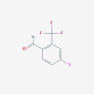 molecular formula C8H4F3IO B1529474 4-Iodo-2-(trifluoromethyl)benzaldehyde CAS No. 1007579-67-0