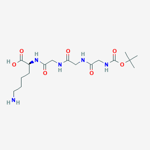 molecular formula C17H31N5O7 B1529488 Boc-Gly-Gly-Gly-Lys-OH CAS No. 250290-81-4