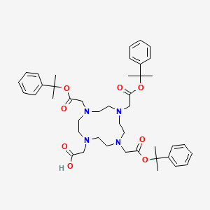 molecular formula C43H58N4O8 B15294889 DOTA-tri(alpha-cumyl Ester) 