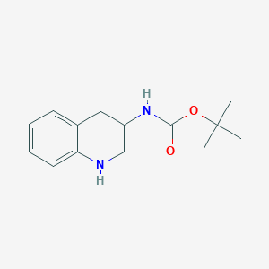 molecular formula C14H20N2O2 B152949 tert-Butyl (1,2,3,4-tetrahydroquinolin-3-yl)carbamate CAS No. 219862-14-3