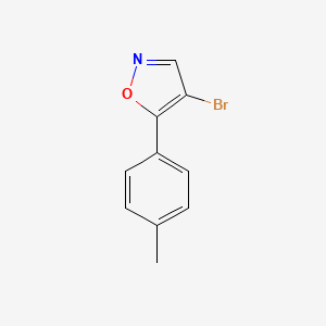 molecular formula C10H8BrNO B1529493 4-Bromo-5-p-tolylisoxazole CAS No. 1159981-73-3