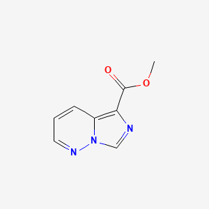 molecular formula C8H7N3O2 B1529495 Methyl imidazo[1,5-B]pyridazine-5-carboxylate CAS No. 1403767-17-8