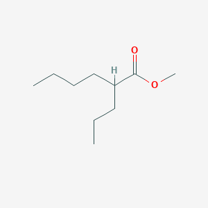 molecular formula C10H20O2 B152950 Hexanoic acid, 2-propyl, methyl ester CAS No. 5162-60-7
