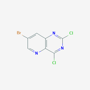 molecular formula C7H2BrCl2N3 B1529514 7-Bromo-2,4-dichloropyrido[3,2-D]pyrimidine CAS No. 1215074-41-1