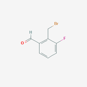 molecular formula C8H6BrFO B1529517 2-(Bromomethyl)-3-fluorobenzaldehyde CAS No. 1379312-99-8