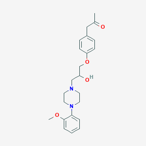 molecular formula C23H30N2O4 B15295178 Des-(6-methyl-2-oxo-1,2-dihydropyridine-3-carbonitrile) Saterinone 