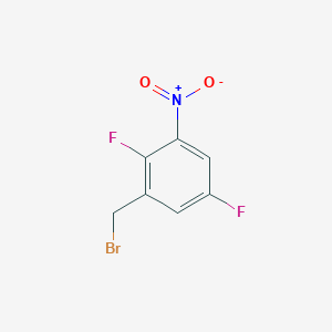 molecular formula C7H4BrF2NO2 B1529523 2,5-Difluoro-3-nitrobenzyl bromide CAS No. 1806313-39-2