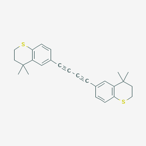 molecular formula C26H26S2 B15295404 Tazarotene Thiochromane Dimer 