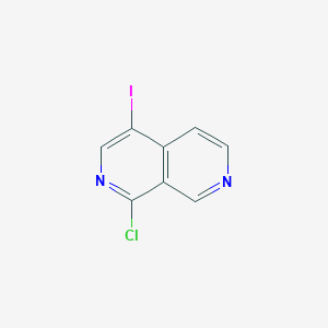 molecular formula C8H4ClIN2 B1529543 1-Chloro-4-iodo-[2,7]naphthyridine CAS No. 1234616-02-4