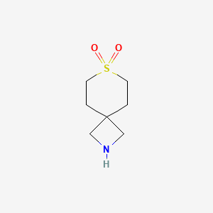 molecular formula C7H13NO2S B1529546 7-Thia-2-aza-spiro[3.5]nonane 7,7-dioxide CAS No. 1363381-31-0