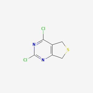 molecular formula C6H4Cl2N2S B1529548 2,4-Dichloro-5,7-dihydrothieno[3,4-D]pyrimidine CAS No. 74901-71-6