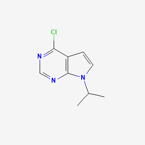 molecular formula C9H10ClN3 B1529549 4-Chloro-7-isopropyl-7H-pyrrolo[2,3-D]pyrimidine CAS No. 870706-47-1