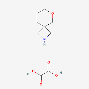 B1529562 6-Oxa-2-azaspiro[3.5]nonane oxalate CAS No. 1389264-15-6