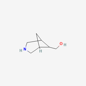 molecular formula C7H13NO B1529564 6-羟甲基-3-氮杂-双环[3.1.1]庚烷 CAS No. 1389264-30-5