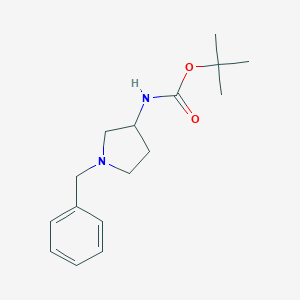 molecular formula C16H24N2O2 B152957 tert-Butyl (1-benzylpyrrolidin-3-yl)carbamate CAS No. 99735-30-5