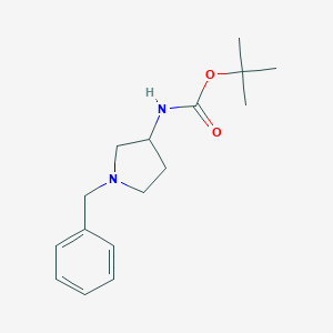 molecular formula C16H24N2O2 B152957 1-苄基-3-(叔丁氧羰基氨基)吡咯烷 CAS No. 99735-30-5