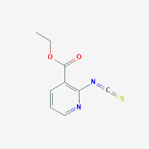 molecular formula C9H8N2O2S B15295794 Ethyl 2-isothiocyanatopyridine-3-carboxylate CAS No. 128921-93-7