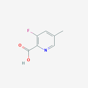 molecular formula C7H6FNO2 B1529583 3-Fluoro-5-methylpyridine-2-carboxylic acid CAS No. 1256807-03-0