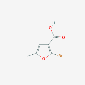 molecular formula C6H5BrO3 B15295836 2-Bromo-5-methylfuran-3-carboxylic acid 